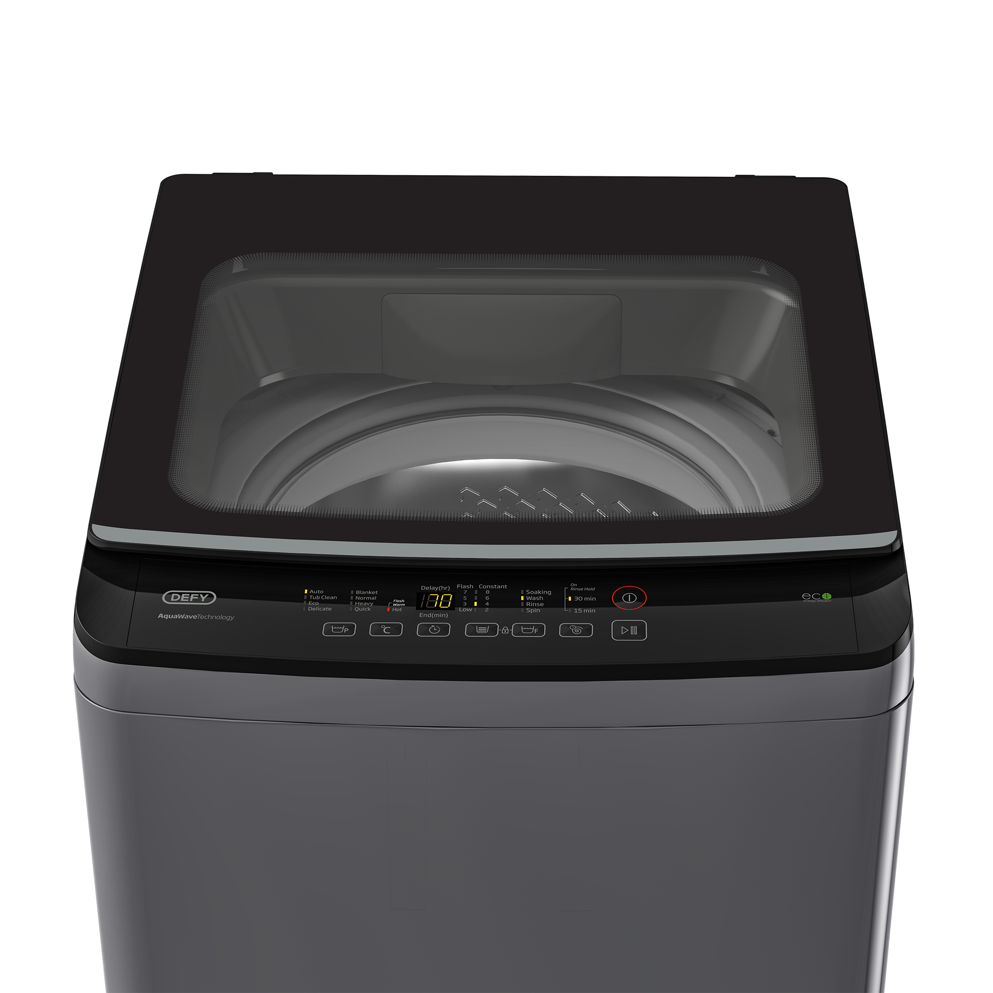 Defy DTL160 14kg Top Loader Washing Machine Manhattan Grey AquaWave - Image 4