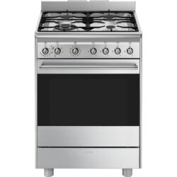 Smeg 60cm Stainless Steel Gas / Electric Cooker - SSA60MX2