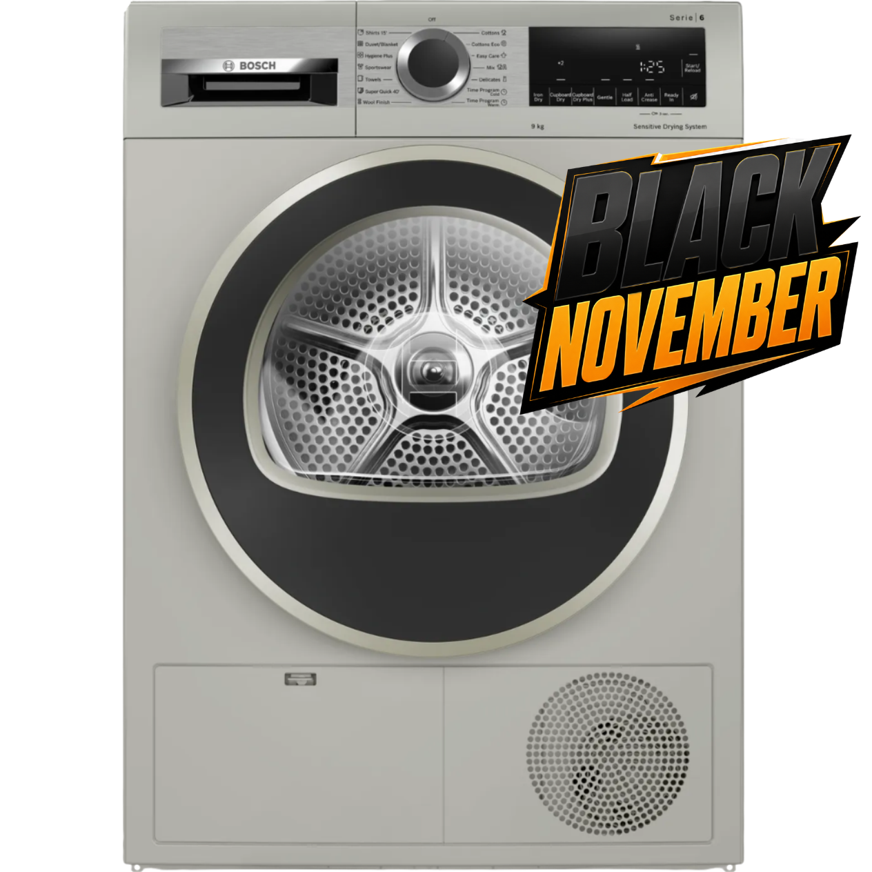 Bosch 9kg Series 6 Condenser Tumble Dryer - WPG1411XZA