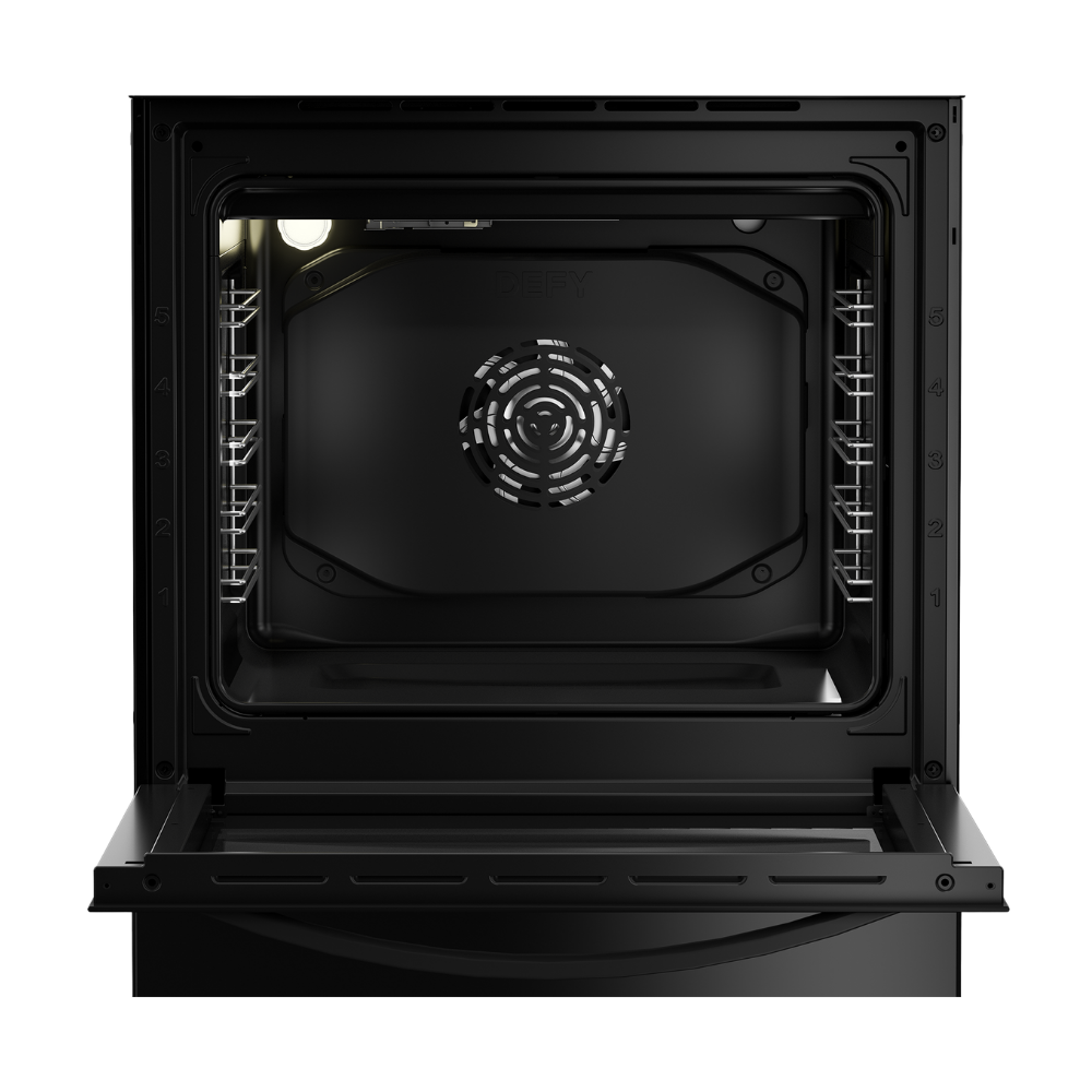 Defy 60cm Gas Electric Freestanding Stove Thermofan+ Black - DGS606 - Image 6