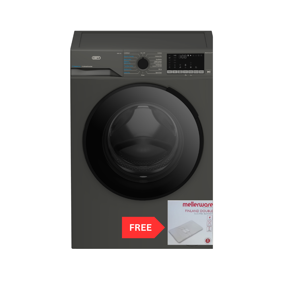 Defy DWD328 10/7kg Washer Dryer Combo – SteamCure™ Technology Manhattan Grey