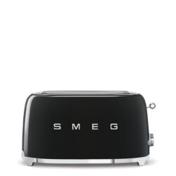 Smeg Retro Black 4 Slice Toaster - TSF02BLSA