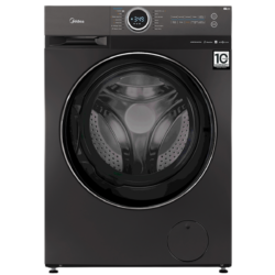 Midea 10Kg Inverter Front Load Washing Machine 1400 RPM | Titanium