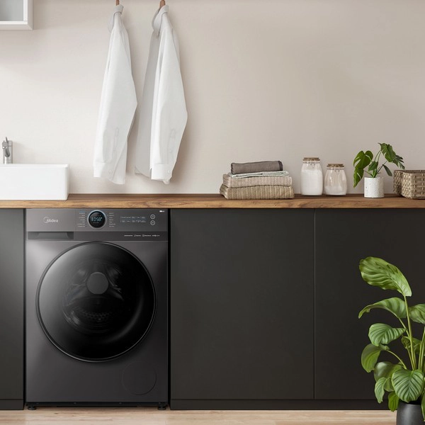Midea 12kg Front Load Washing Machine – Titanium | Inverter Washer - Image 11