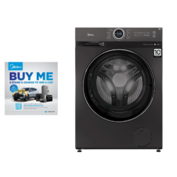 Midea 10/7kg Washer Dryer – Titanium | Inverter Washer Dryer Combo