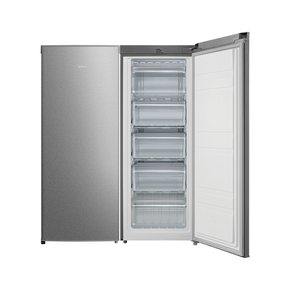 Midea 231L Upright Refrigerator | Silver - Image 3