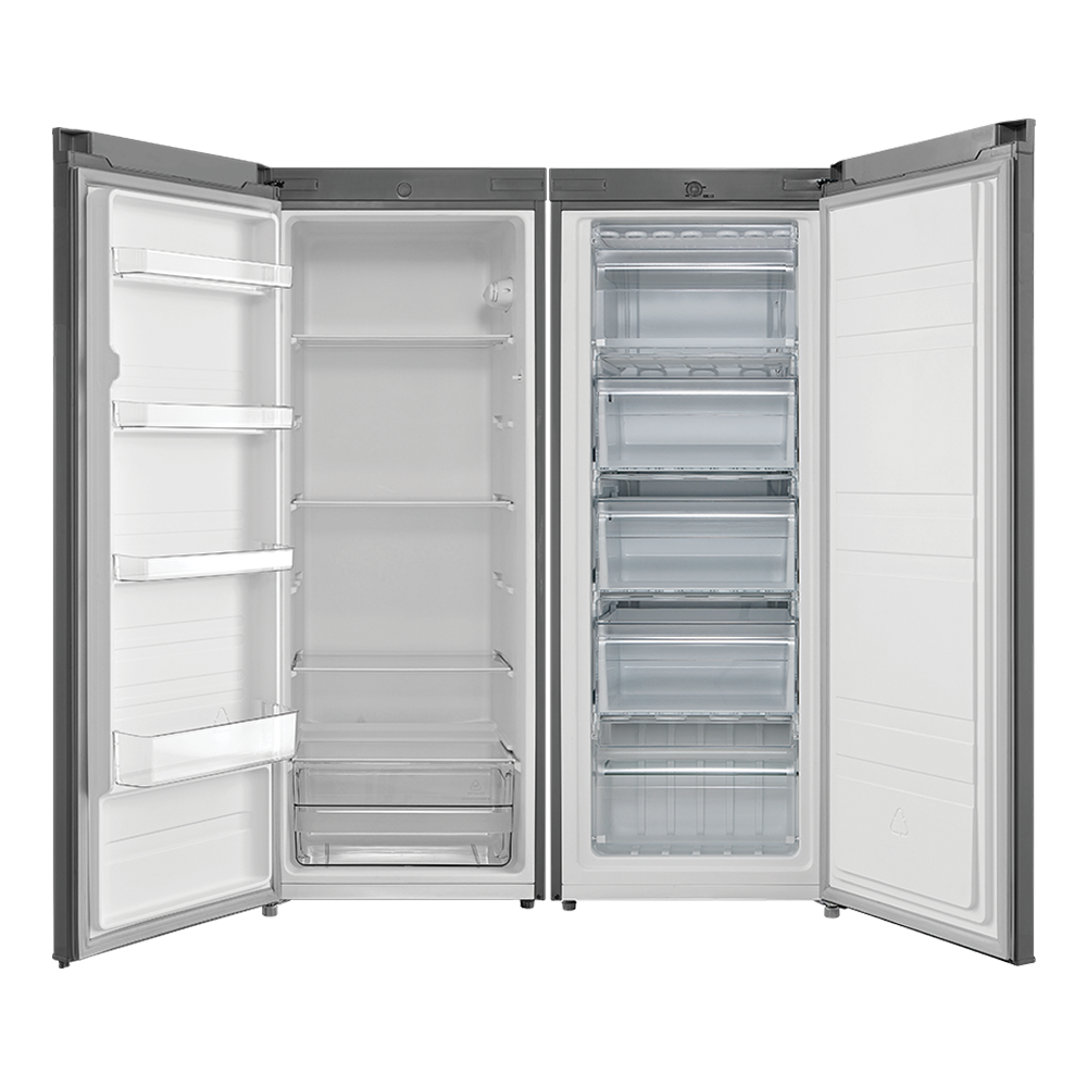 Midea 231L Upright Refrigerator | Silver - Image 4