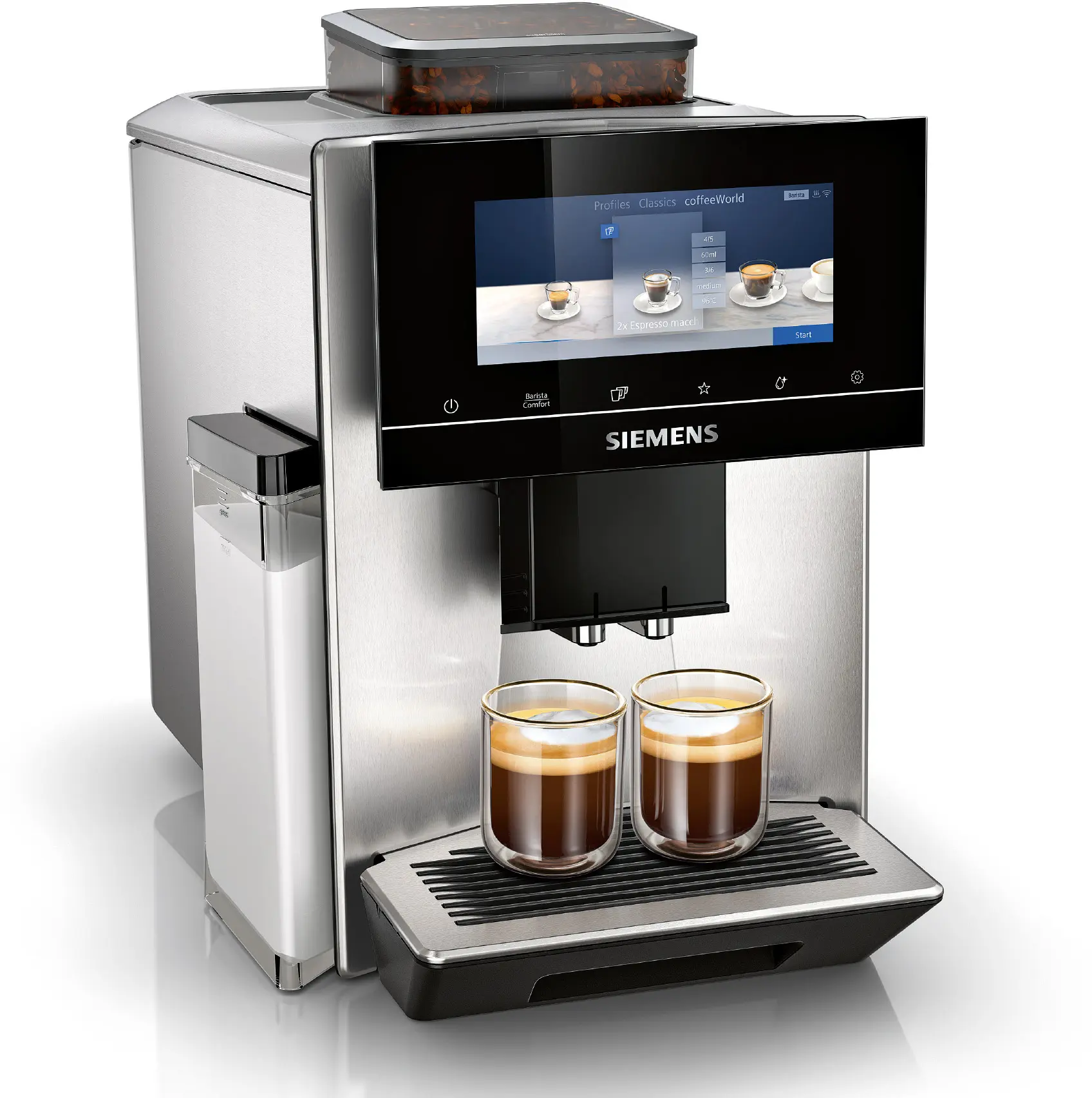 Siemens EQ900 Fully Automatic Coffee Machine – Stainless Steel - Image 2