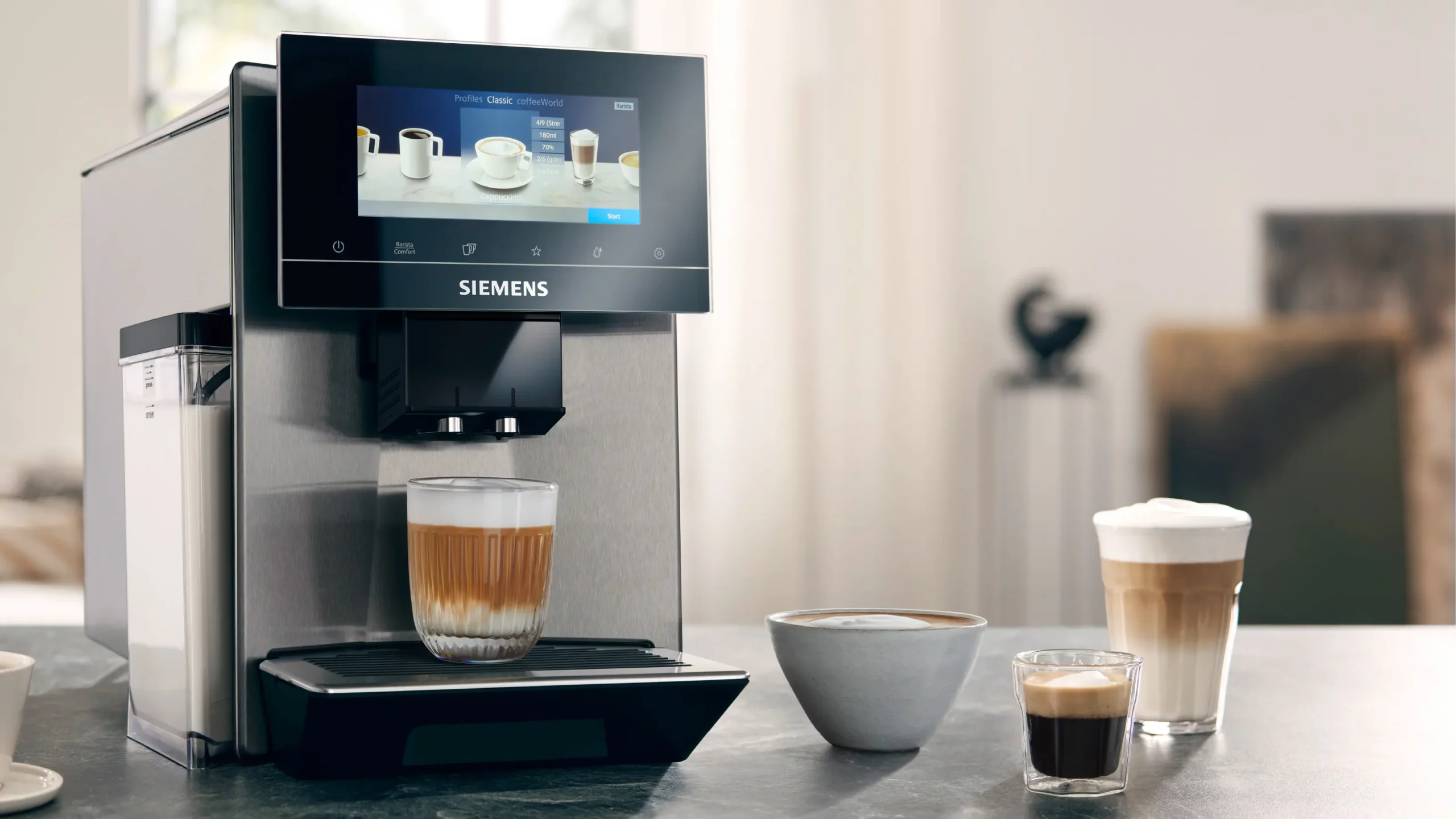 Siemens EQ900 Fully Automatic Coffee Machine – Stainless Steel - Image 13