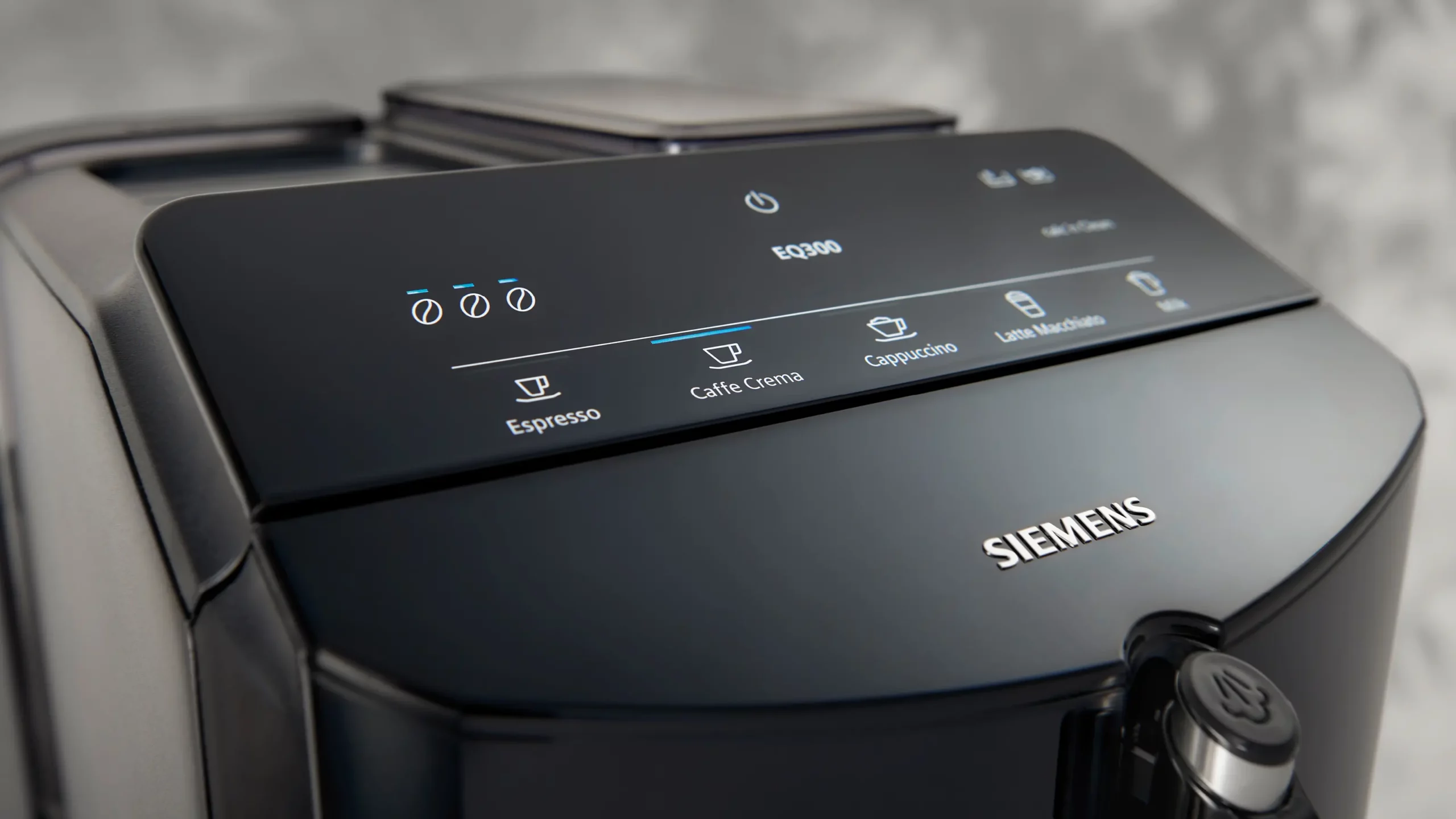 Siemens EQ300 Fully Automatic Coffee Machine – Piano Black - Image 11