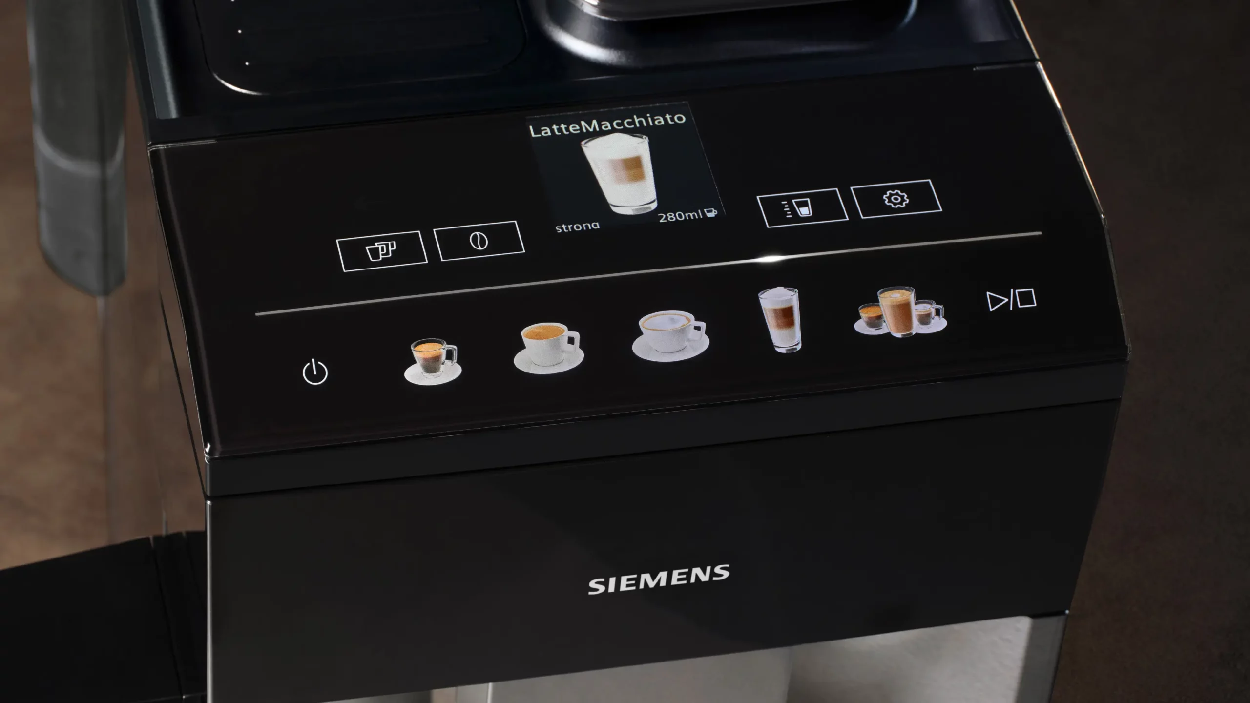 Siemens EQ500 Integral Fully Automatic Coffee Machine – Stainless Steel / Piano Black - Image 3