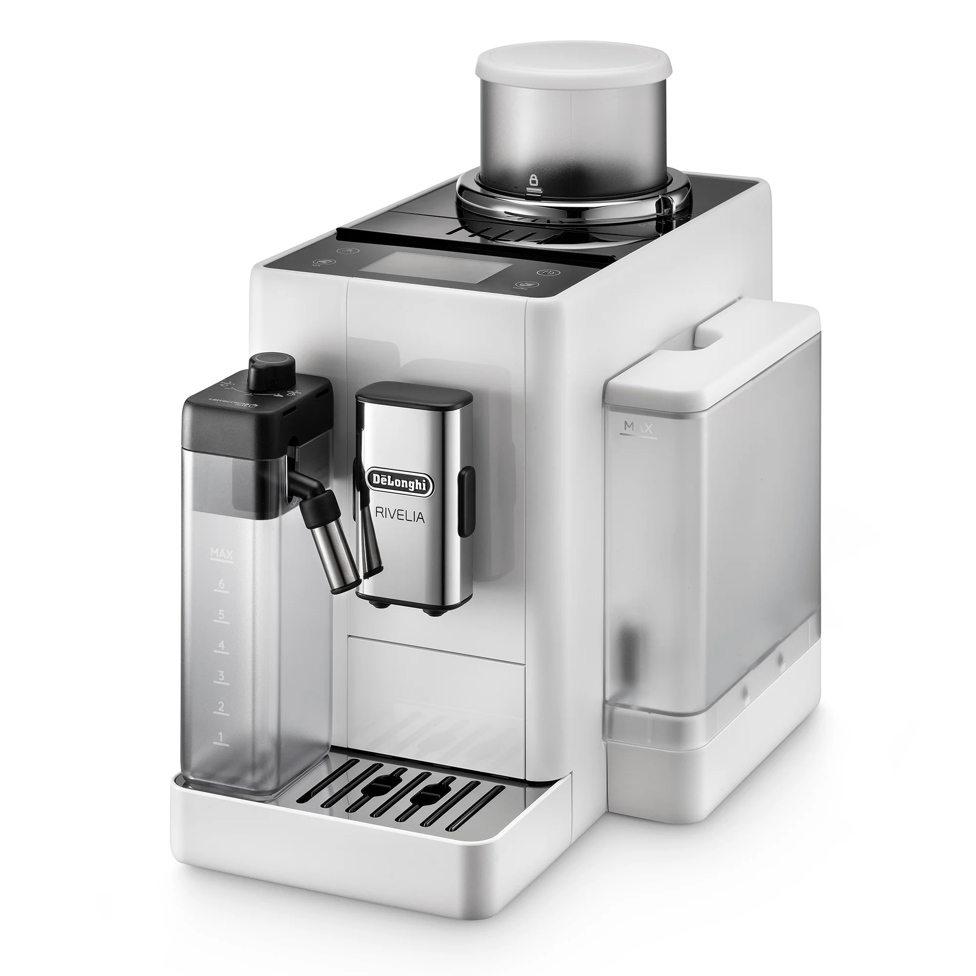 Delonghi - Rivelia Bean to Cup Coffee Machine Arctic White - EXAM440.55.W - Image 8