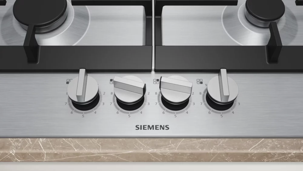 Siemens EC6A5HI90 iQ500 60cm Gas Hob Stainless Steel - Image 5