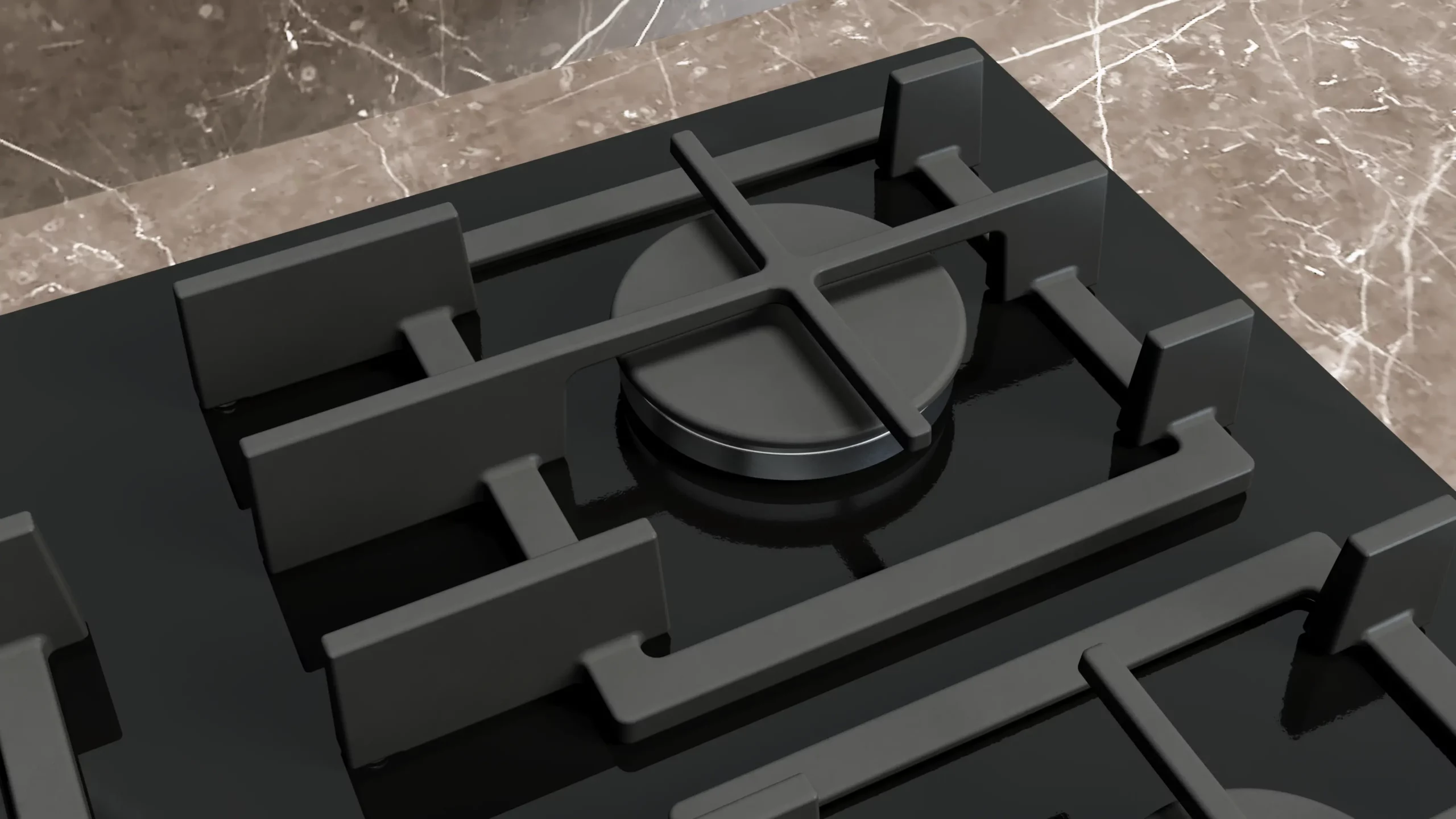 Siemens EP9A6QI40M iQ500 90cm Gas Hob – Black Tempered Glass - Image 5