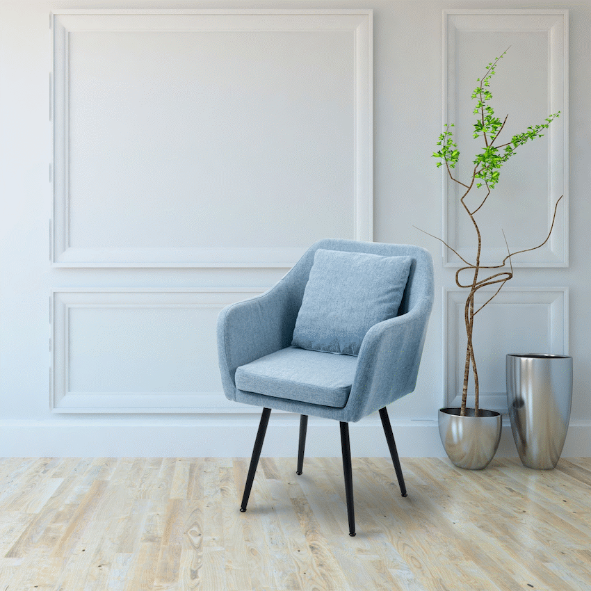 Everfurn Ocean Casual Chair with Pillow 2 Pack - Image 4