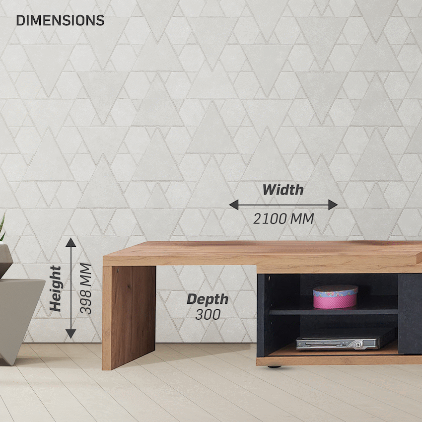 Everfurn Extendable TV Stand | Modern Adjustable Entertainment Unit - Image 6