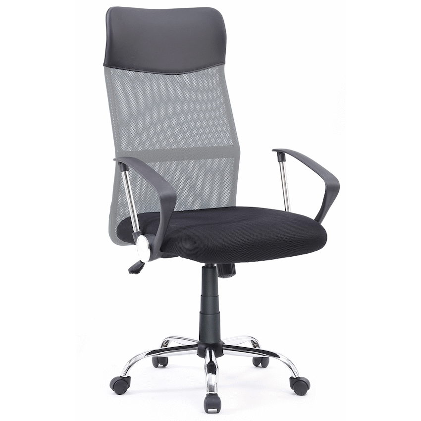 Everfurn Remington High Back Office Chair | Grey/Black Ergonomic Chair