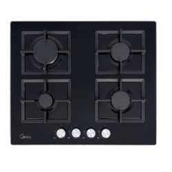 Midea 60cm 4 Burner Gas-on-Glass Hob - 60GK007