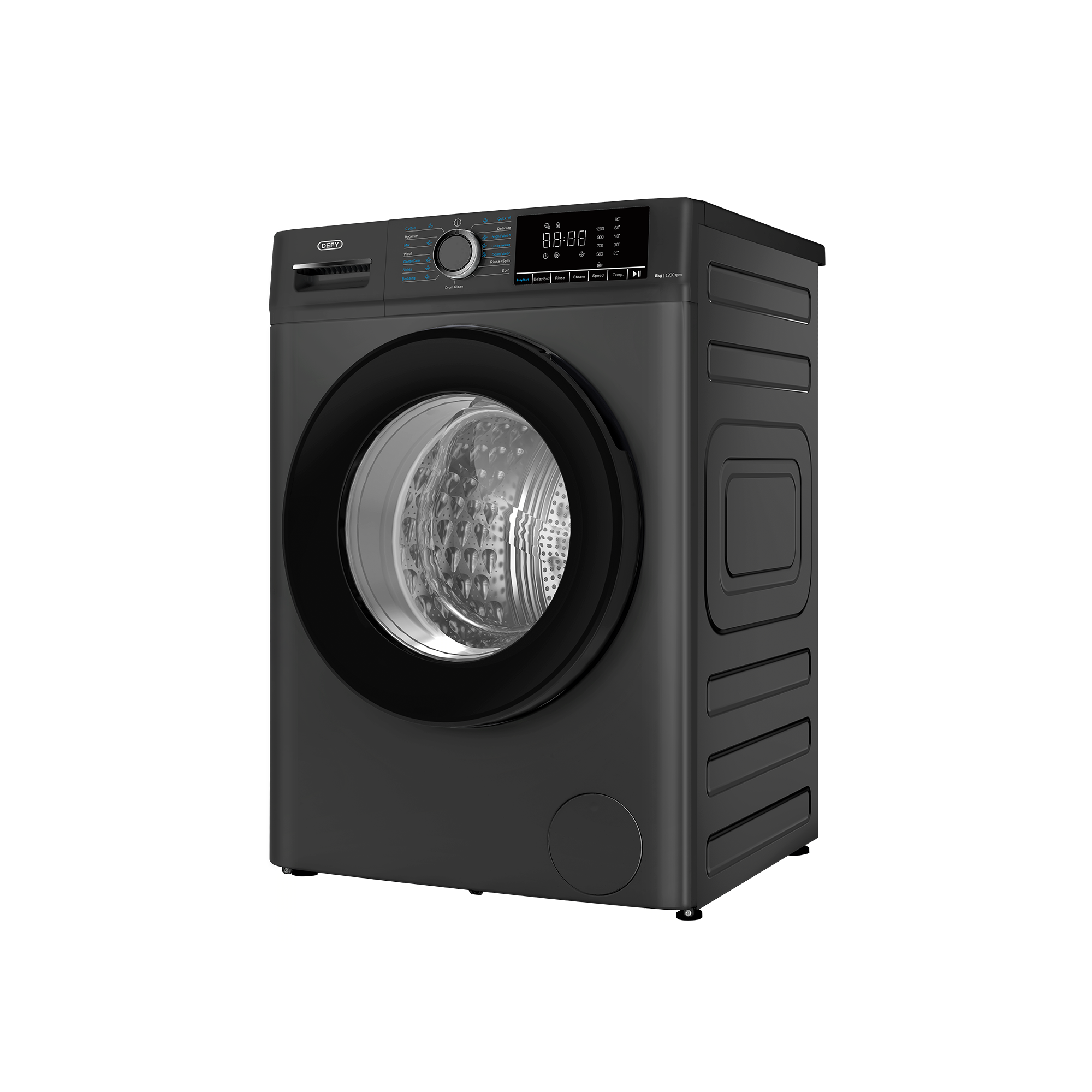 Defy DAW408 8kg Front Loader Washing Machine Manhattan Grey - Image 4