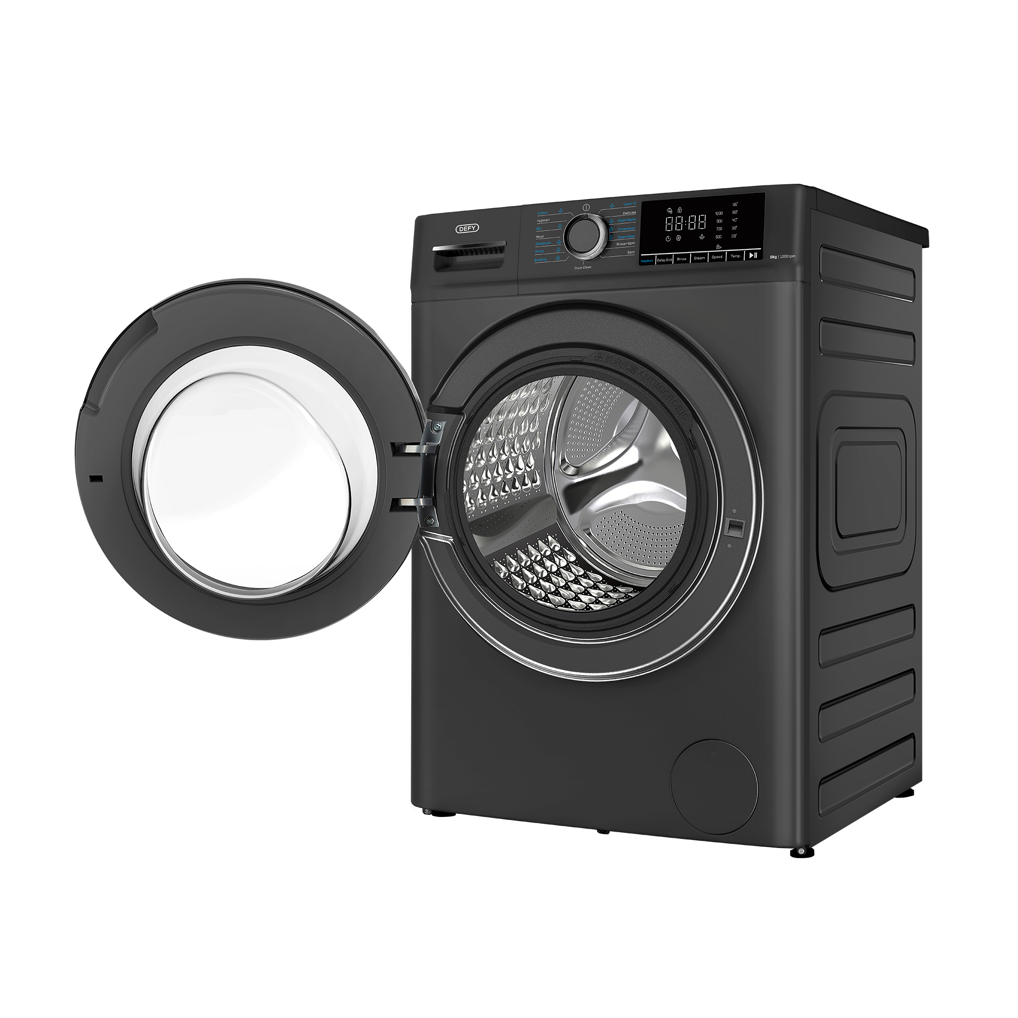 Defy DAW408 8kg Front Loader Washing Machine Manhattan Grey - Image 5