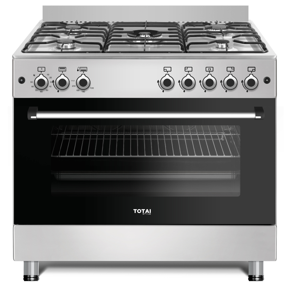 TOTAI 90cm 5 Burner Full Gas Cooker - 03/T800