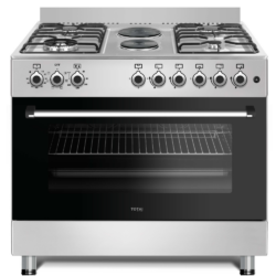 TOTAI 90cm 4 Burner Gas & 2 Electric Plates with Electric Oven - 03/T90GE
