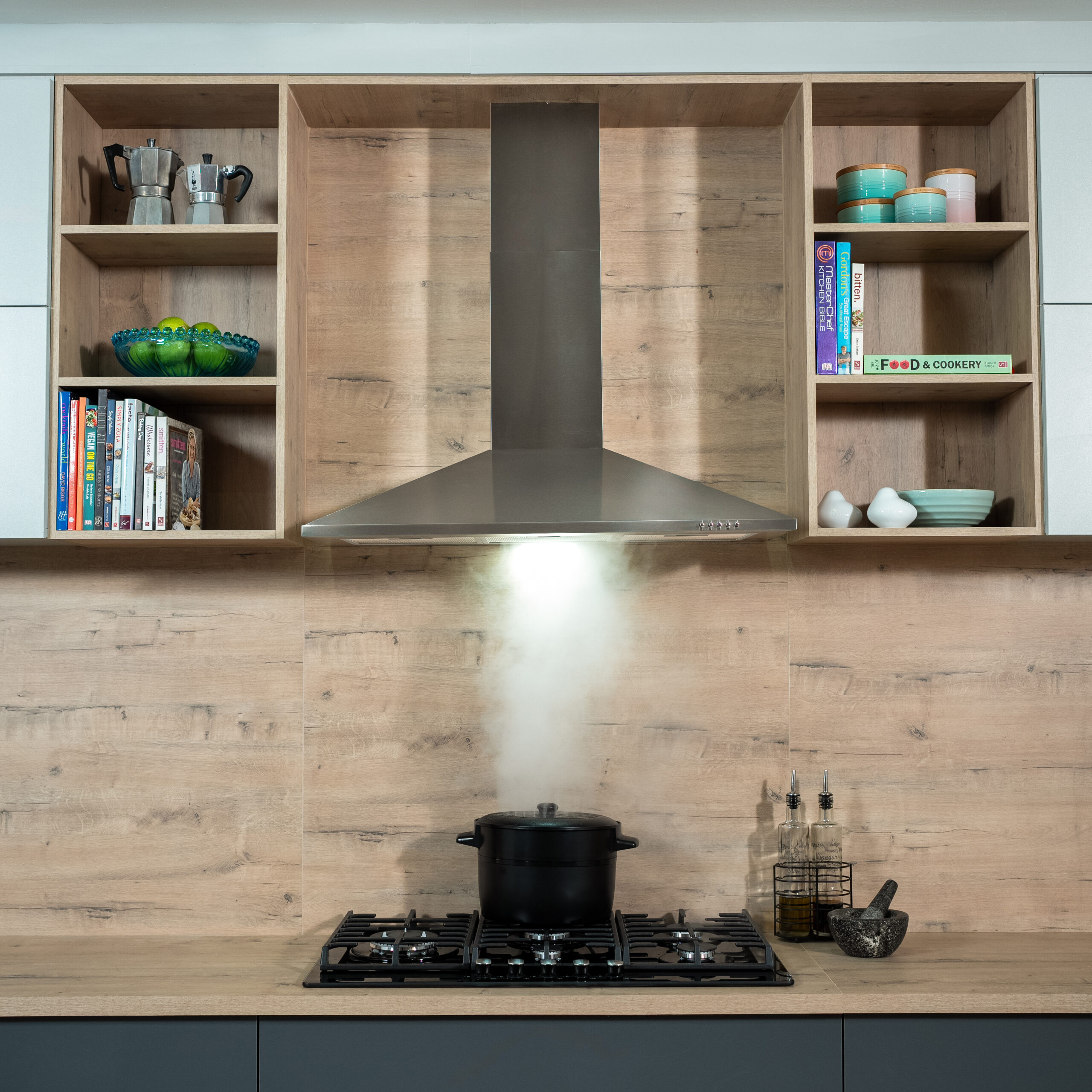 Falco 90cm Pyramid Wall Mount Extractor | Stainless Steel Cooker Hood - FAL-90-210 - Image 5