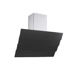Falco 90cm Black Glass Wall Mount Extractor | Premium Cooker Hood - FAL-90-S03D3